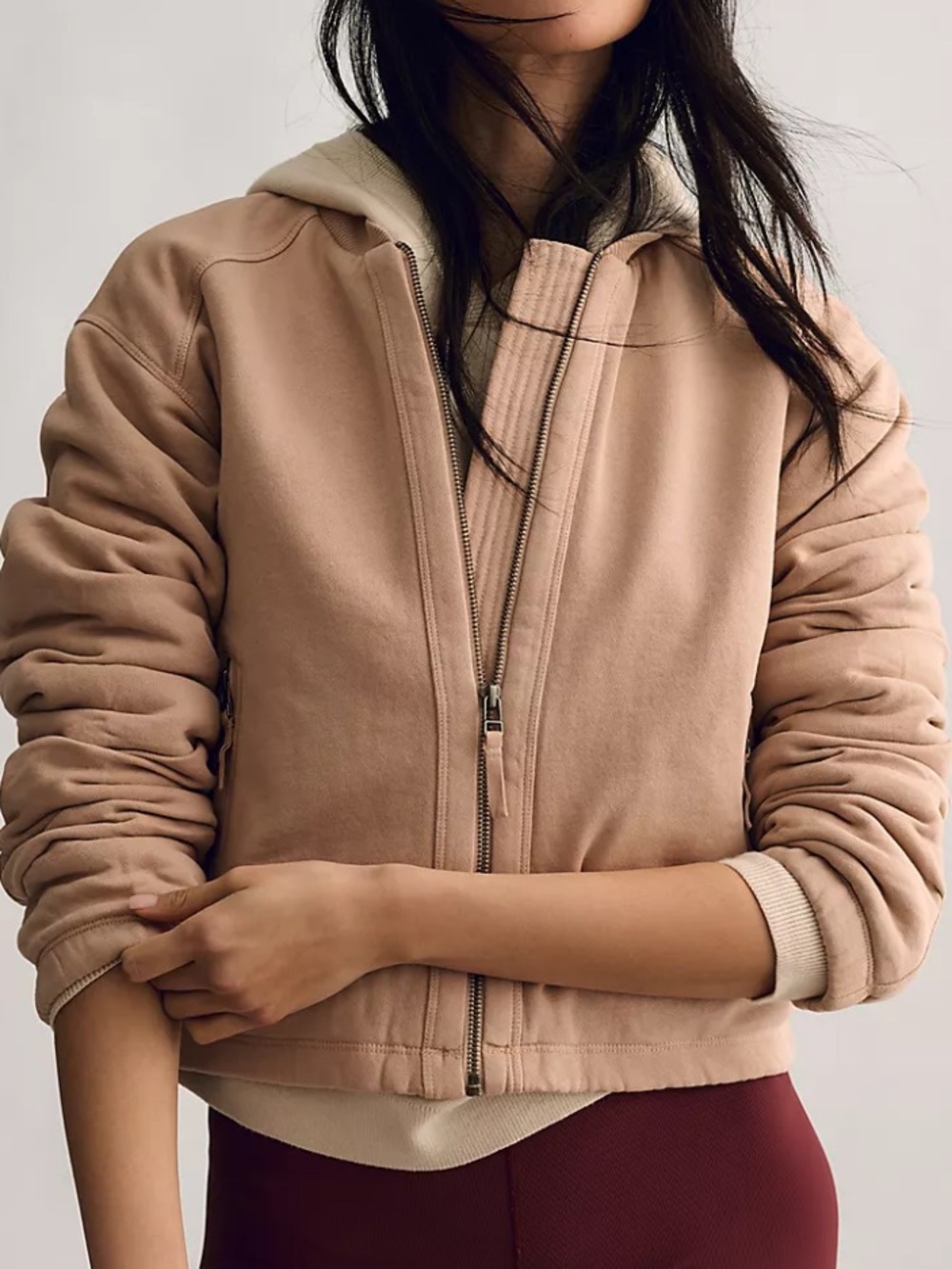 Pilcro Knit Bomber Jacket